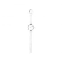 Horloge wit/staal 30mm - Afbeelding 2