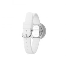 Horloge wit/staal 30mm - Afbeelding 4