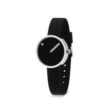 Horloge zwart/staal 30mm - Afbeelding 3